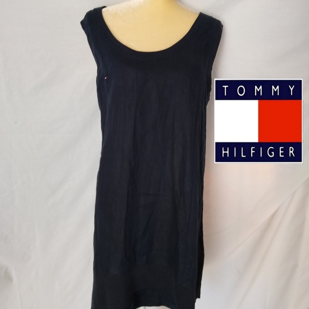 NWOT Tommy Hilfiger Navy Blue Tank Midi 👗 Sz L